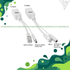 POE (power over ethernet) injector splitter