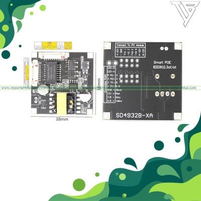 PoE Module board for Security CCTV Network IP Cameras Power Over Ethernet 12V 1.5A output IEEE802.3af compliant