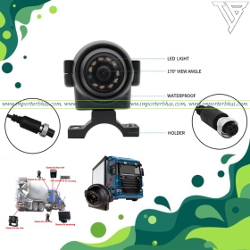 Ultra HD Ahd 1.0MP Fisheye Lens 180° Wide Angle waterproof vehicle mounted car,bus,truck mobile dvr camera