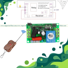 AC 125V~250V wireless rf controller on/off switch with remote