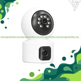 Onvif wifi dual lens one fake one working dual IR led working with NVR ultra hd Ai 3mp smart baby monitor auto tracking ip pt two way audio cp surveillance cctv camera CareCam Pro