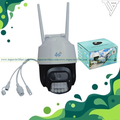 4G 3mp IP-Pro SIM Card Supported Wireless IP65 Waterproof, Two-Way Audio, PIR Motion Detection, Pan Tilt, CCTV Security Camera